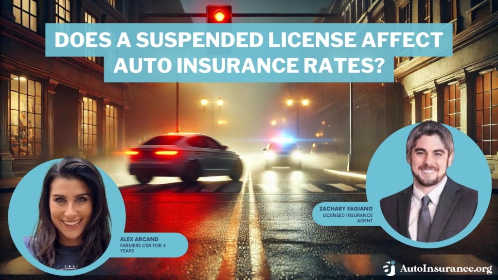 does a suspended license affect auto insurance rates