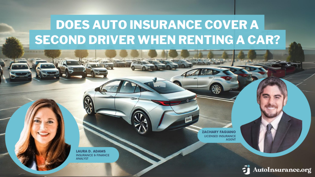 does auto insurance cover a second driver when renting a car