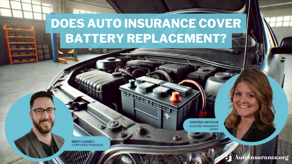 does auto insurance cover battery replacement