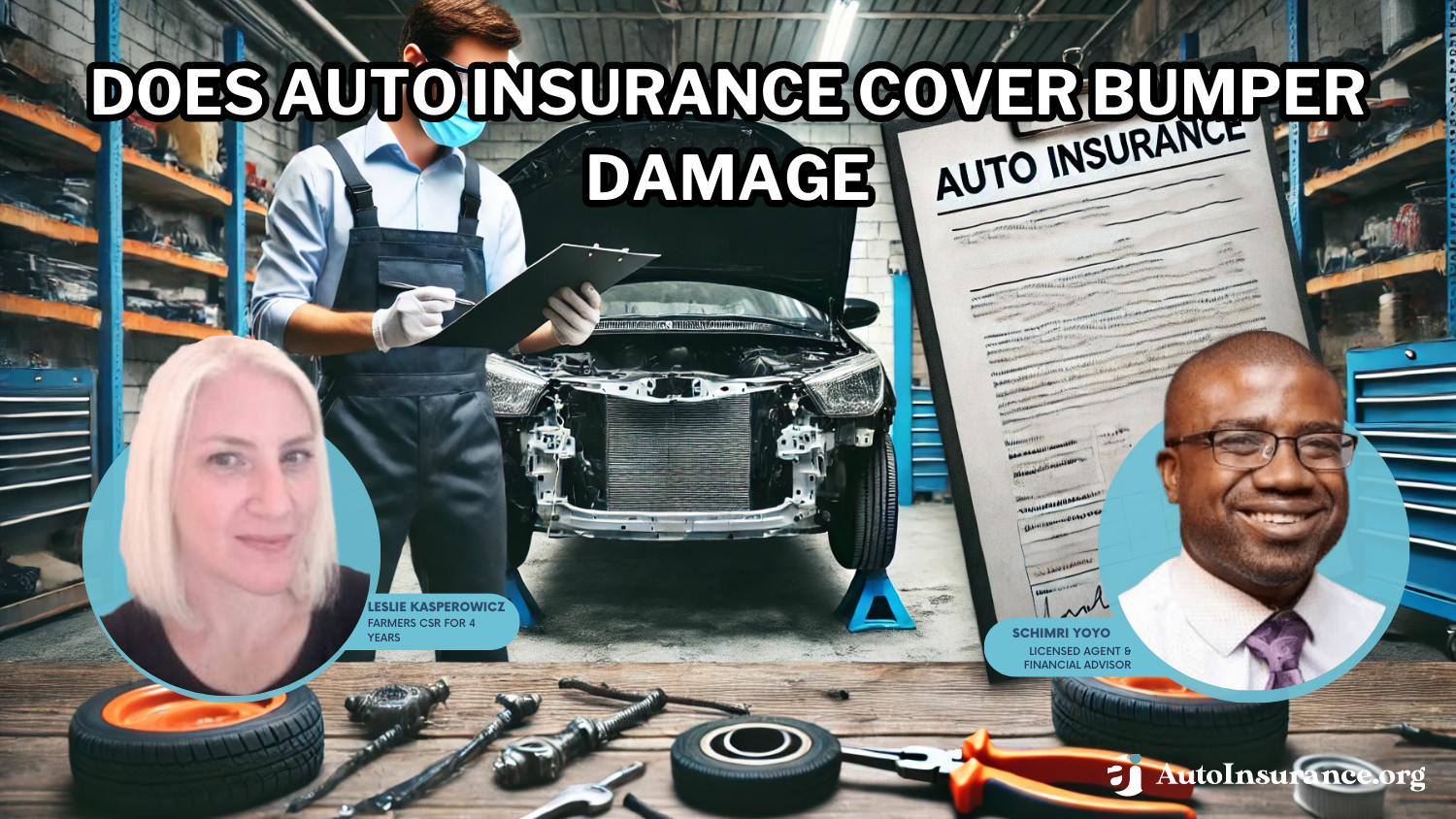 Does auto insurance cover bumper damage?