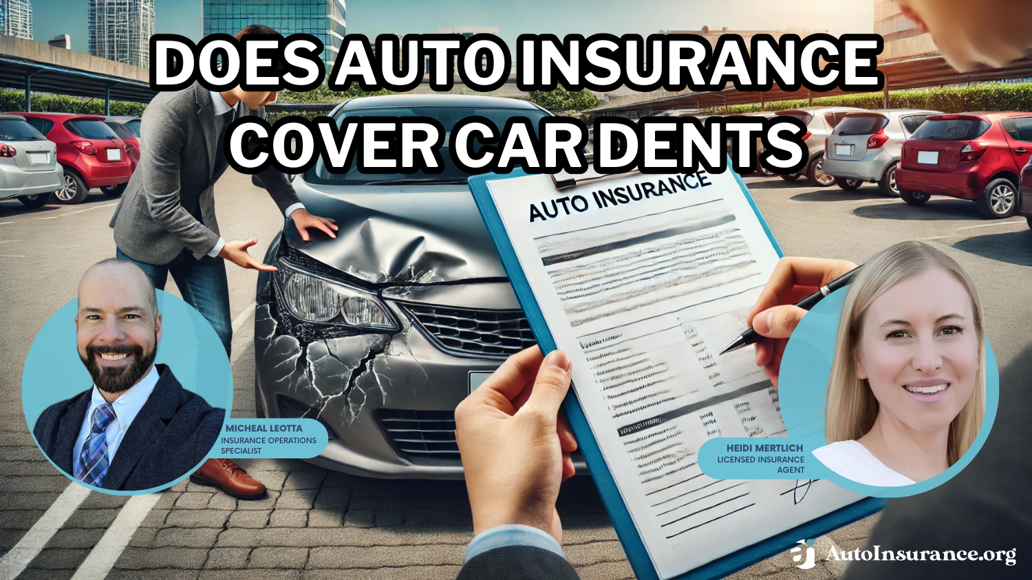 Does auto insurance cover car dents?