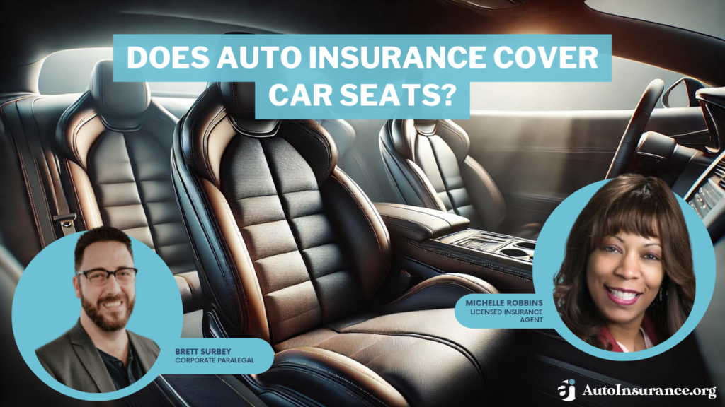 does auto insurance cover car seats