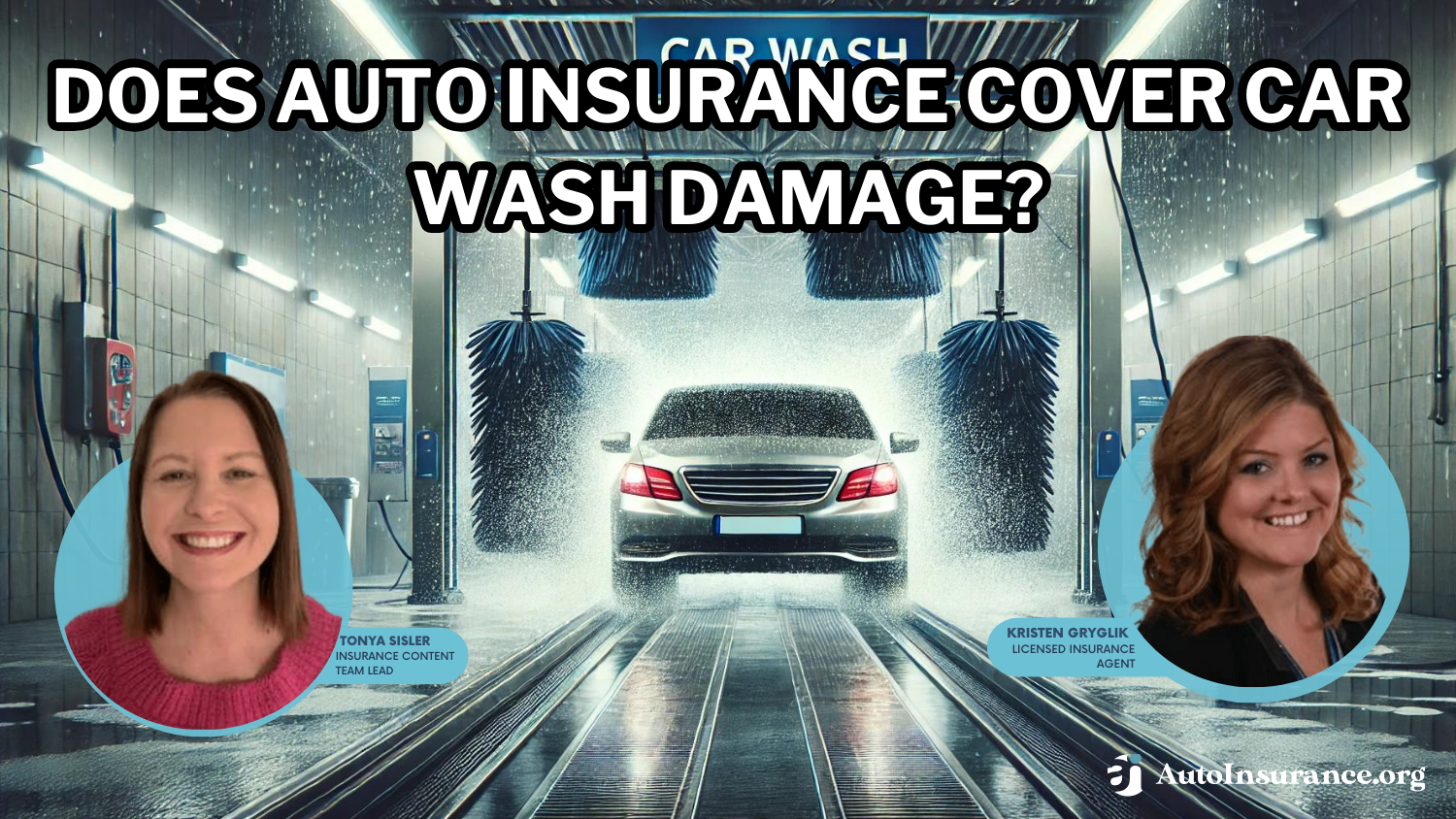 Does auto insurance cover car wash damage?