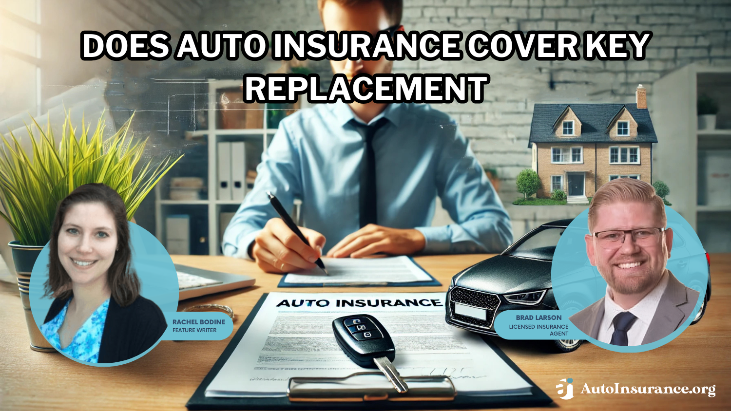 Does auto insurance cover key replacement?