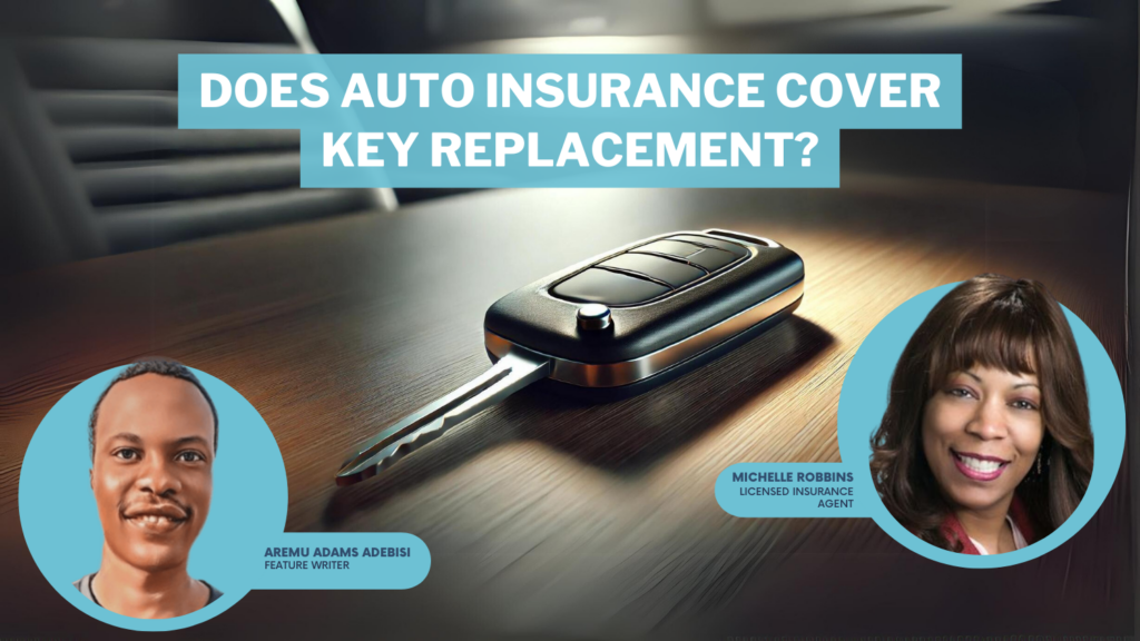 does auto insurance cover key replacement