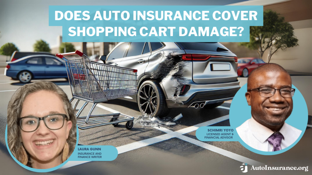 does auto insurance cover shopping cart damage