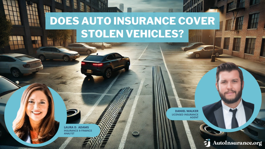 does auto insurance cover stolen vehicles?