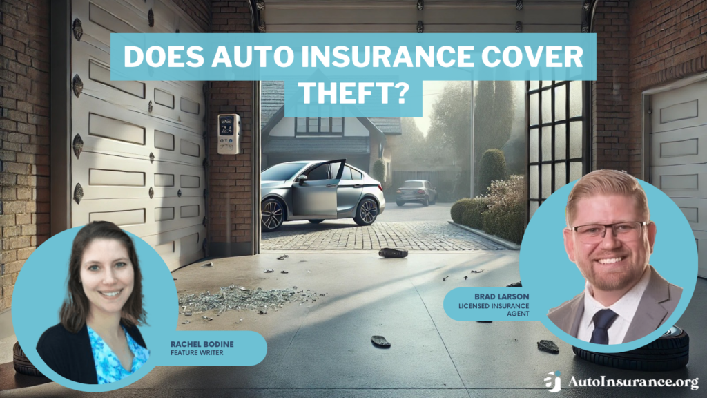 does auto insurance cover theft?