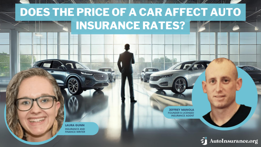 does the price of a car affect auto insurance rates