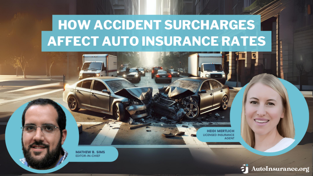 how accident surcharges affect auto insurance rates