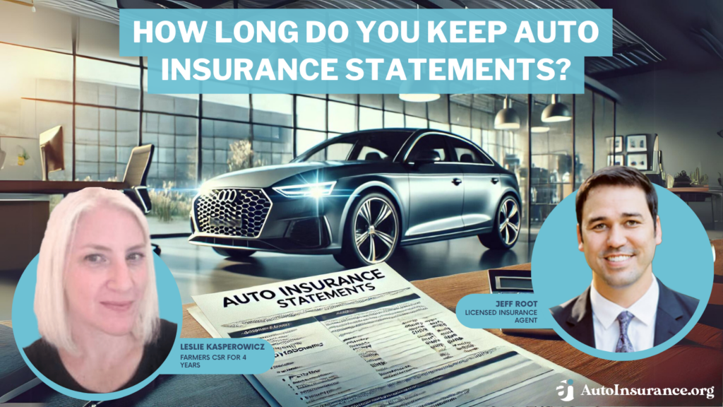 how long do you keep auto insurance statements