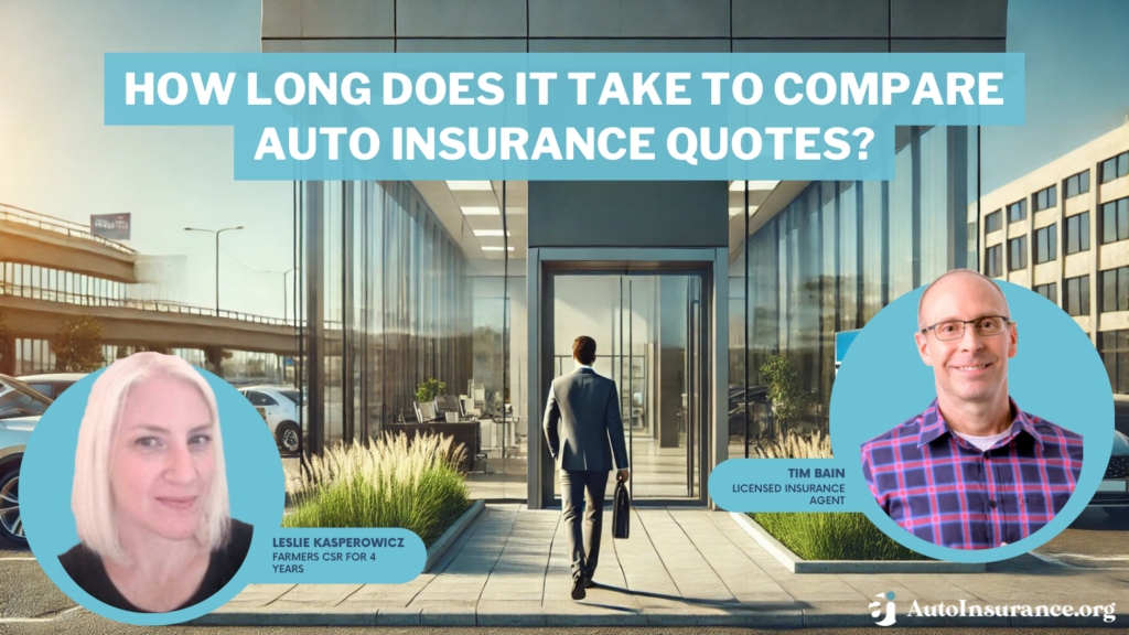 how long does it take to compare auto insurance quotes