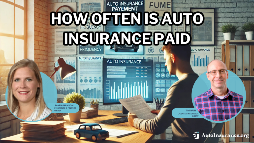 how often is auto insurance paid
