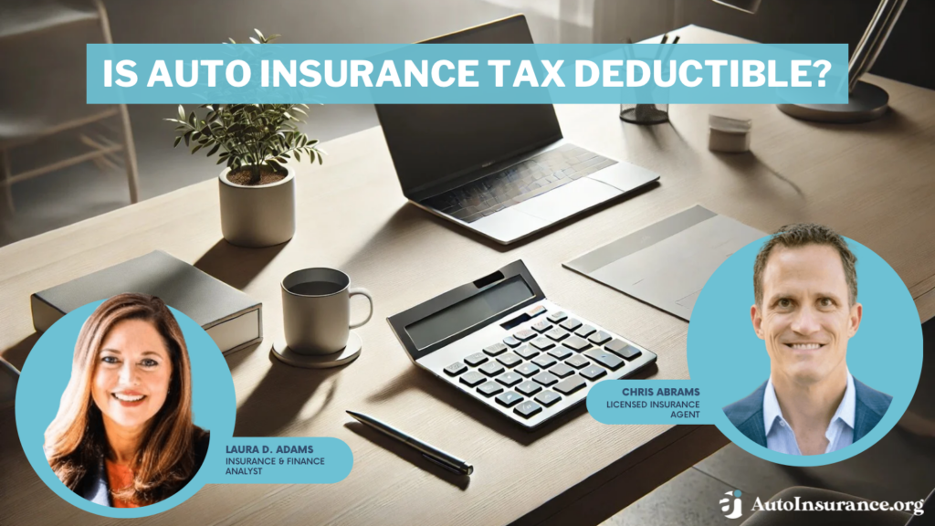 is auto insurance tax deductible