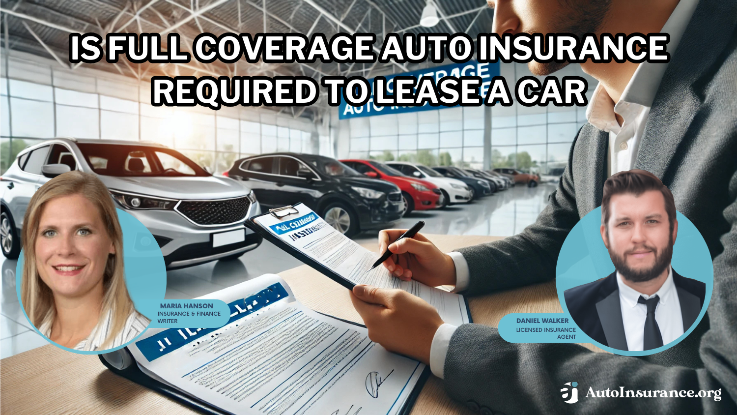 Is full coverage auto insurance required to lease a car?