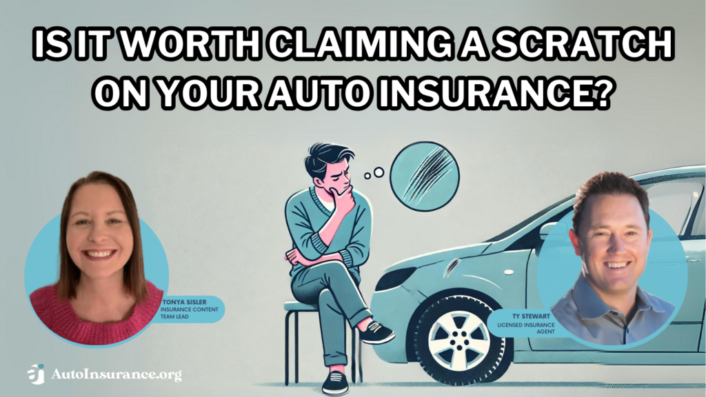 is it worth claiming a scratch on your auto insurance?