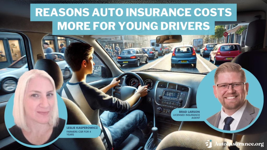 reasons auto insurance costs more for young drivers