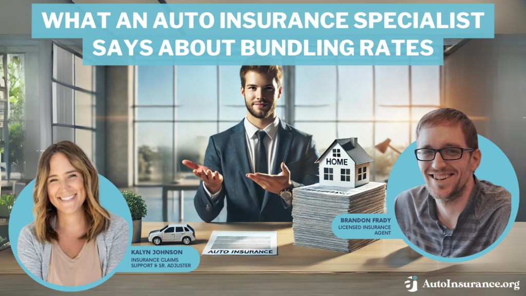 what an auto insurance specialist says about bundling rates