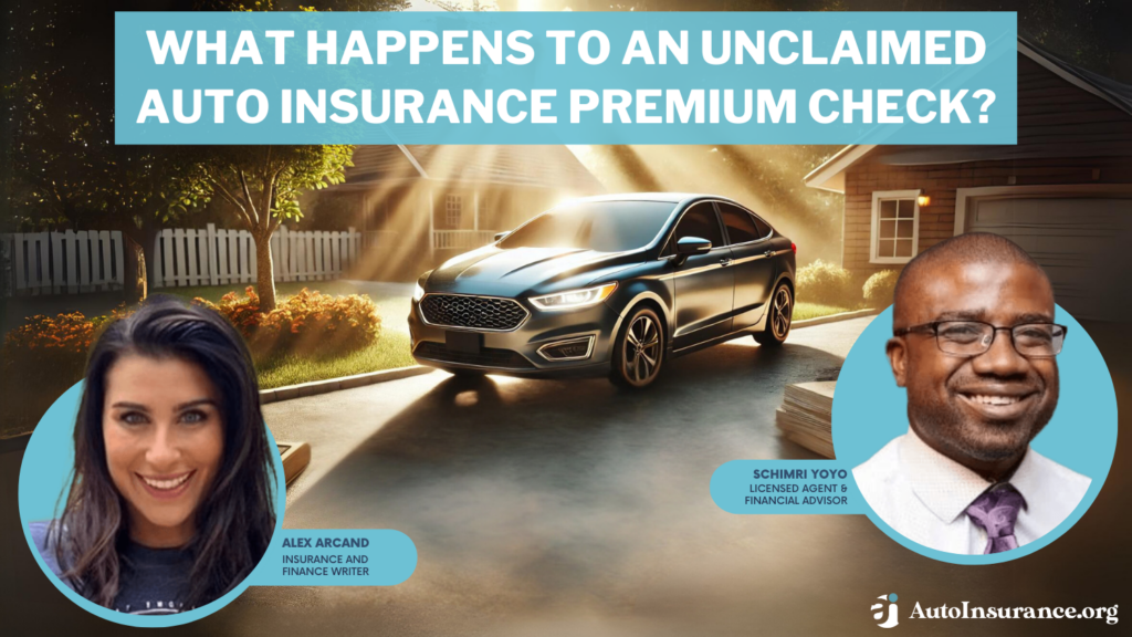 what happens to an unclaimed auto insurance premium check?