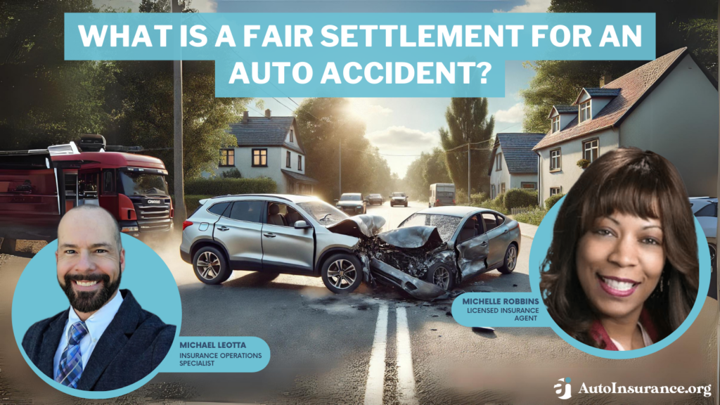 what is a fair settlement for an auto accident?