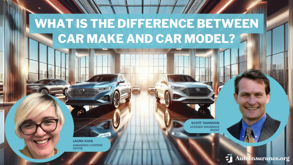 what is the difference between car make and car model