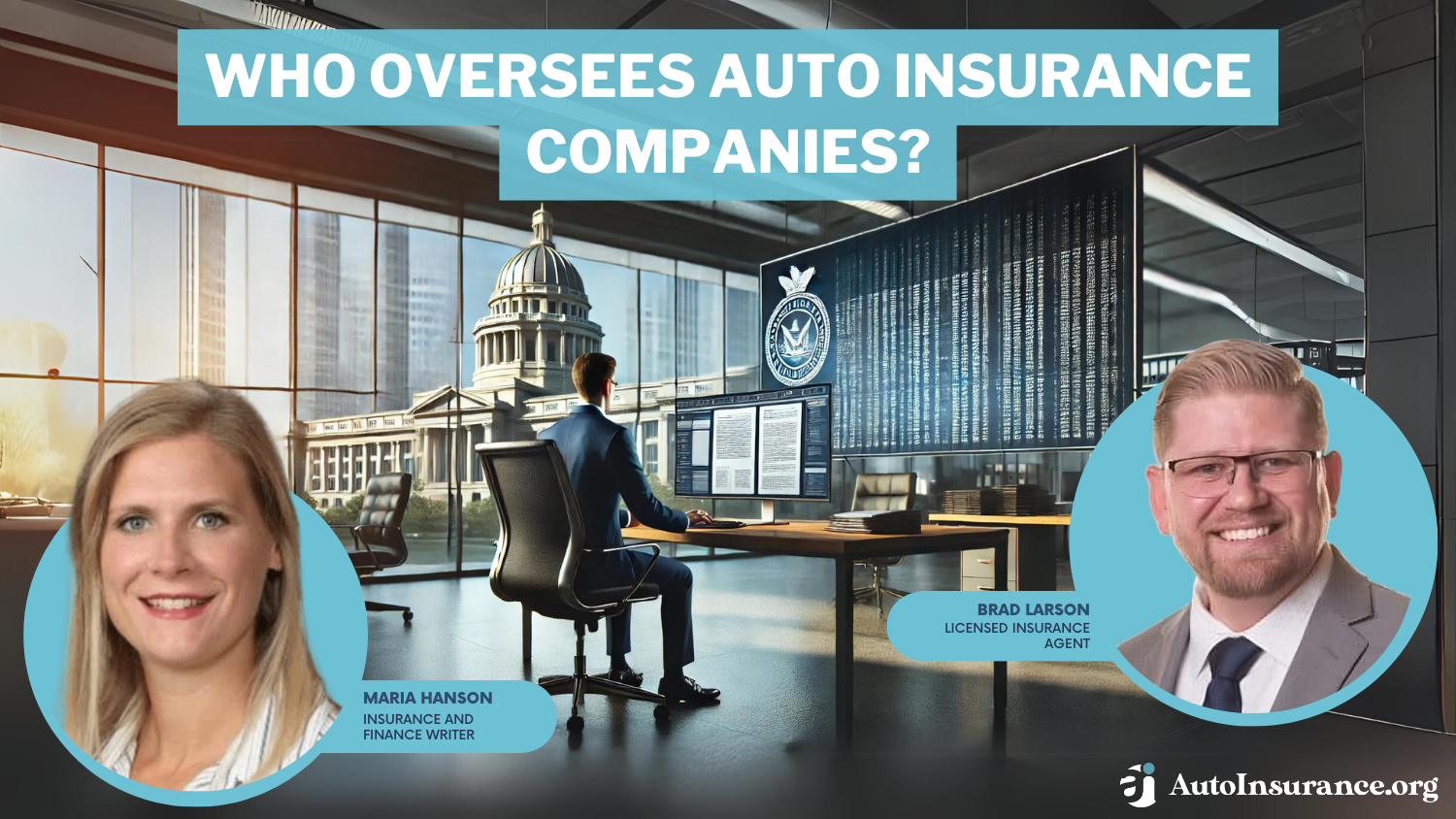 Who oversees auto insurance companies?